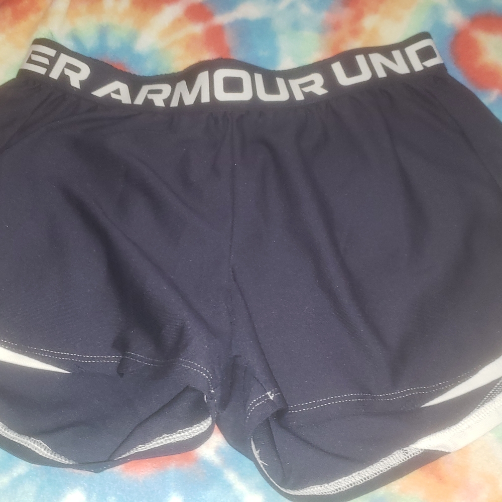 Under Armour Navy Blue Athletic Shorts